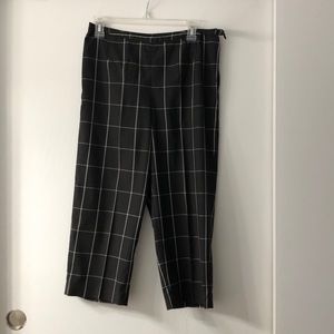 August Silk Cropped Trousers